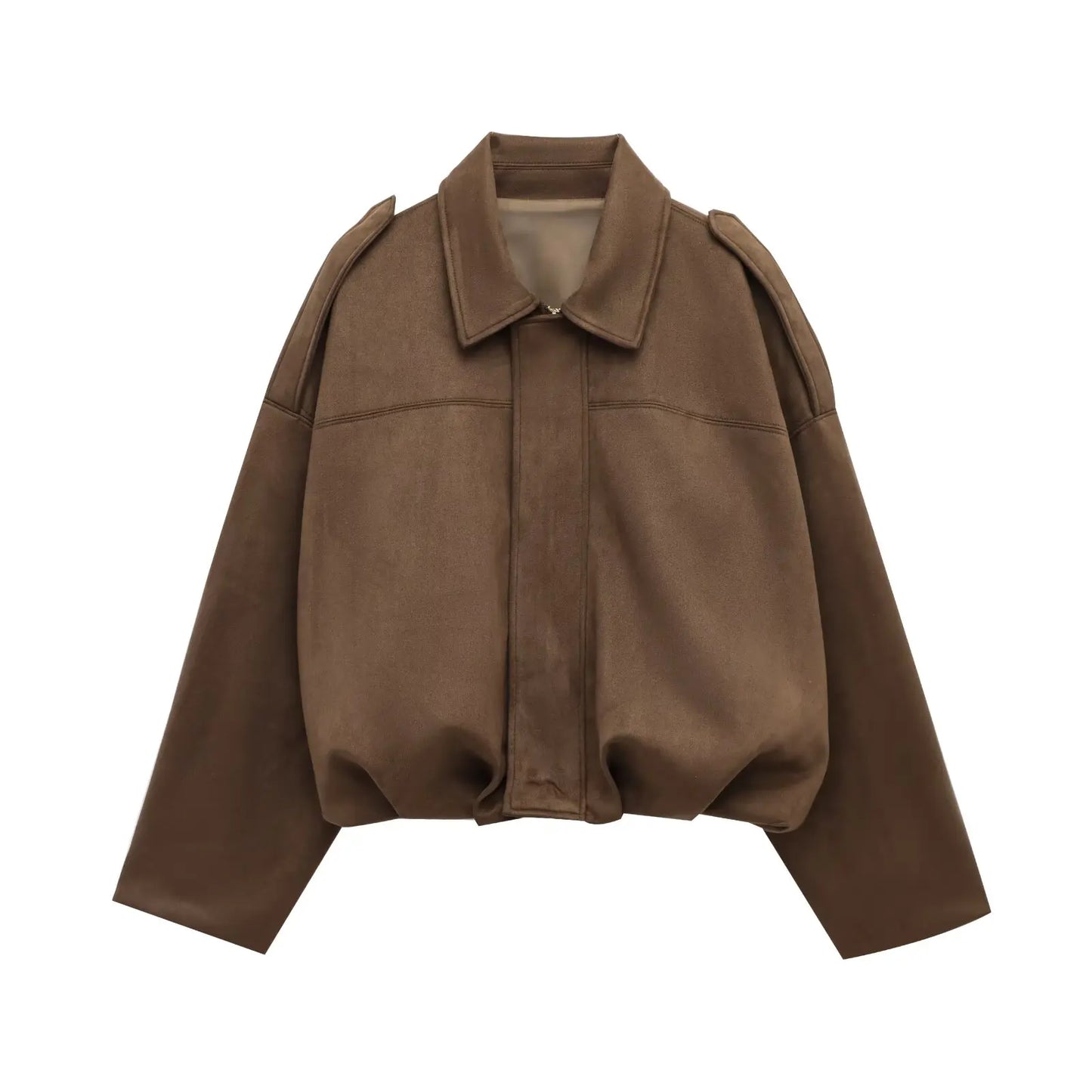 Suede Bomber Jacket
