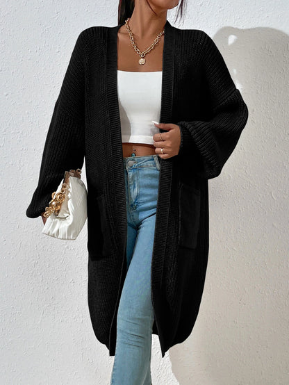 Maxi Balloon Sleeve Cardigan