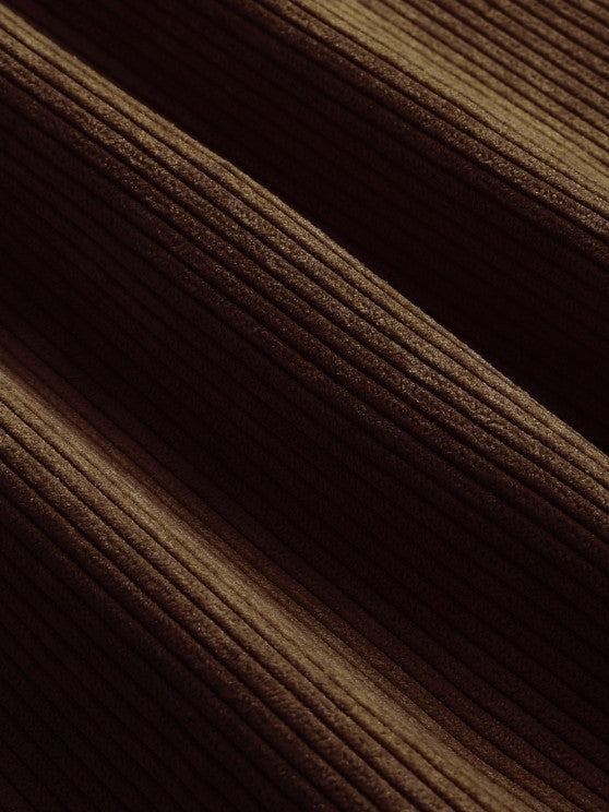 Harrington Corduroy Half-Button Shirt