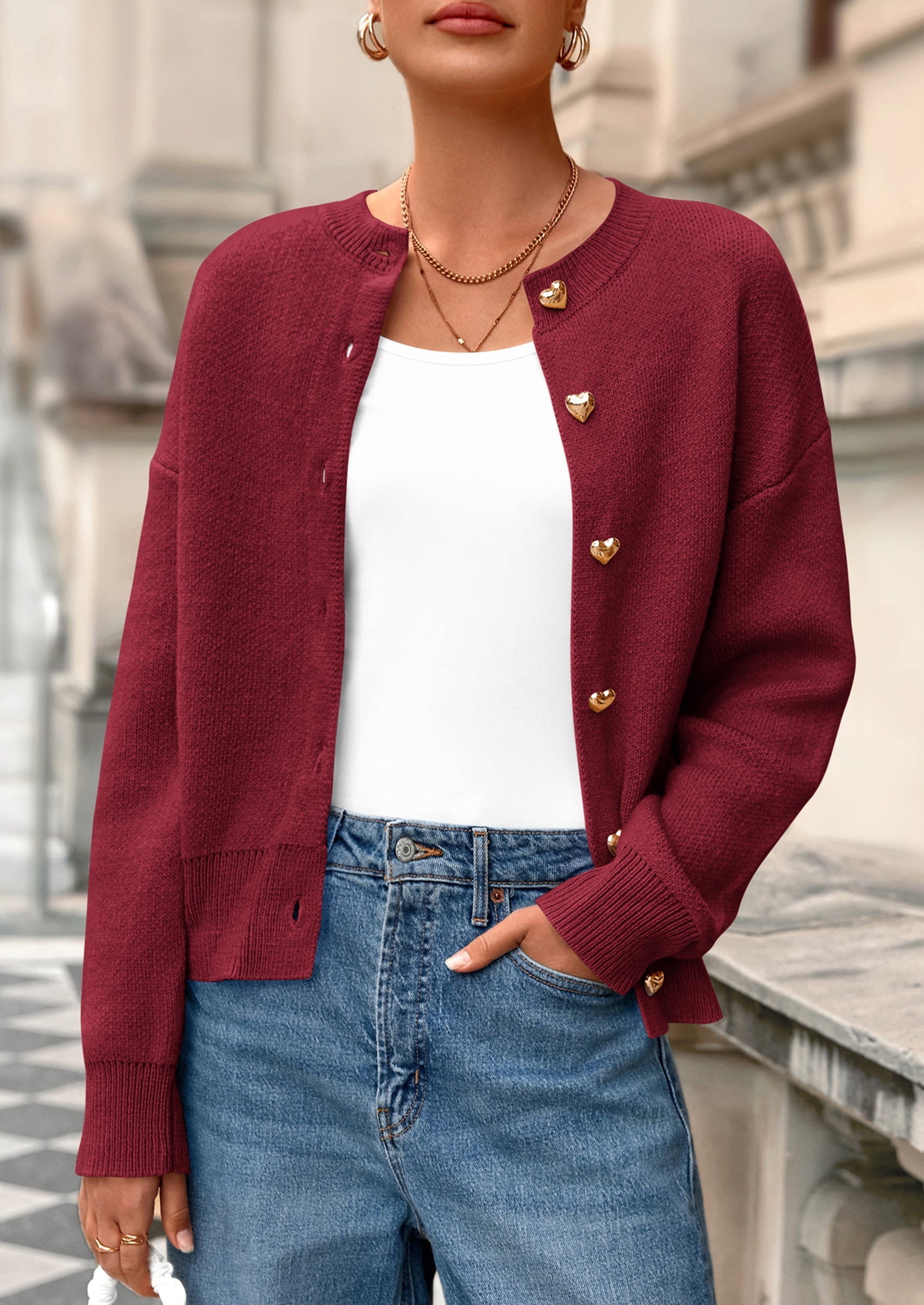 Rose Cardi