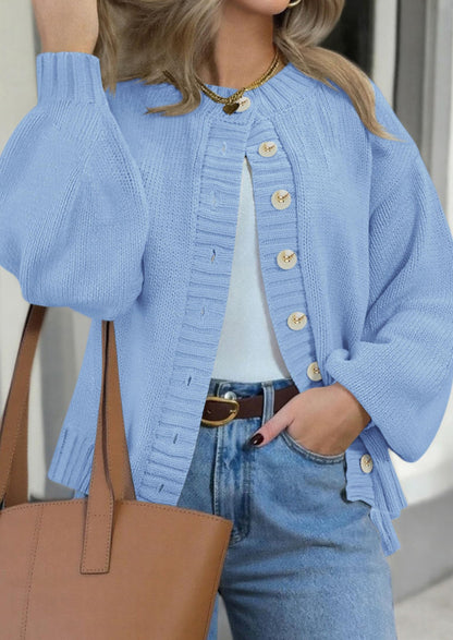 PRETTYGARDEN Women's Winter Cardigan Sweaters Trendy Chunky Knit Long Sleeve Button Up Casual Warm Fall Jackets Coats