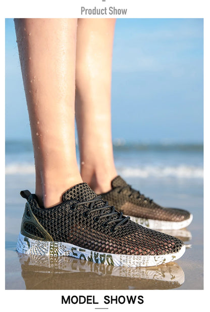 Aqua Mesh Sneakers