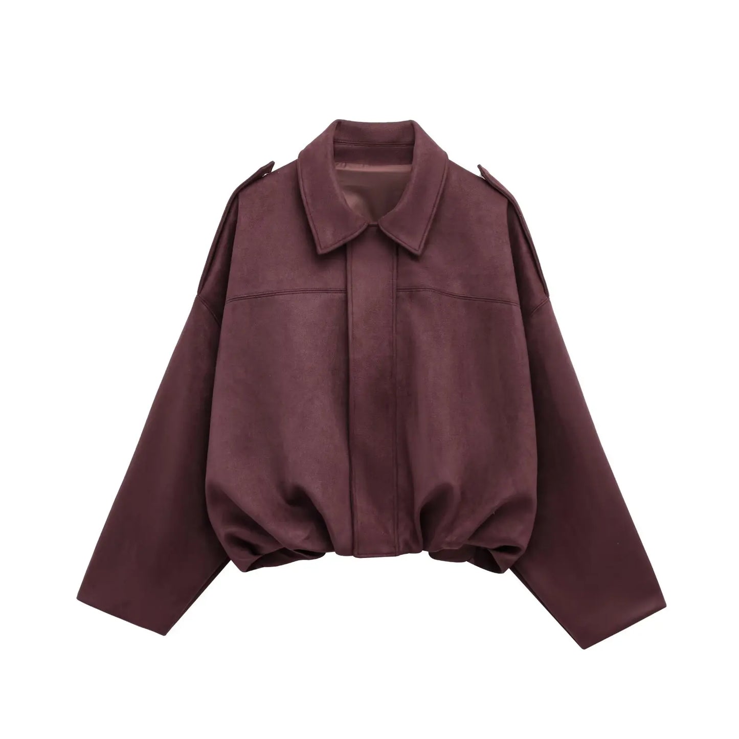 Suede Bomber Jacket